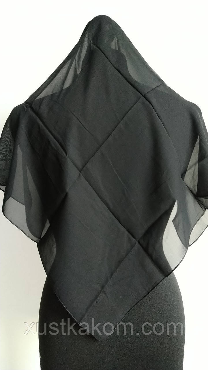 Платок Шифоновый Черный — Купить Недорого на Bigl.ua (1259207520)