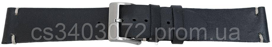 Чорний ремінець для наручних годинників в стилі вінтаж 18 мм