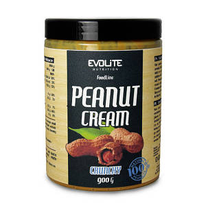 Арахісова паста Evolite Nutrition Peanut Cream 900 г кранч