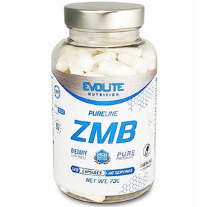 Цинк +магній + B6 Evolite Nutrition ZMB 120 таб.