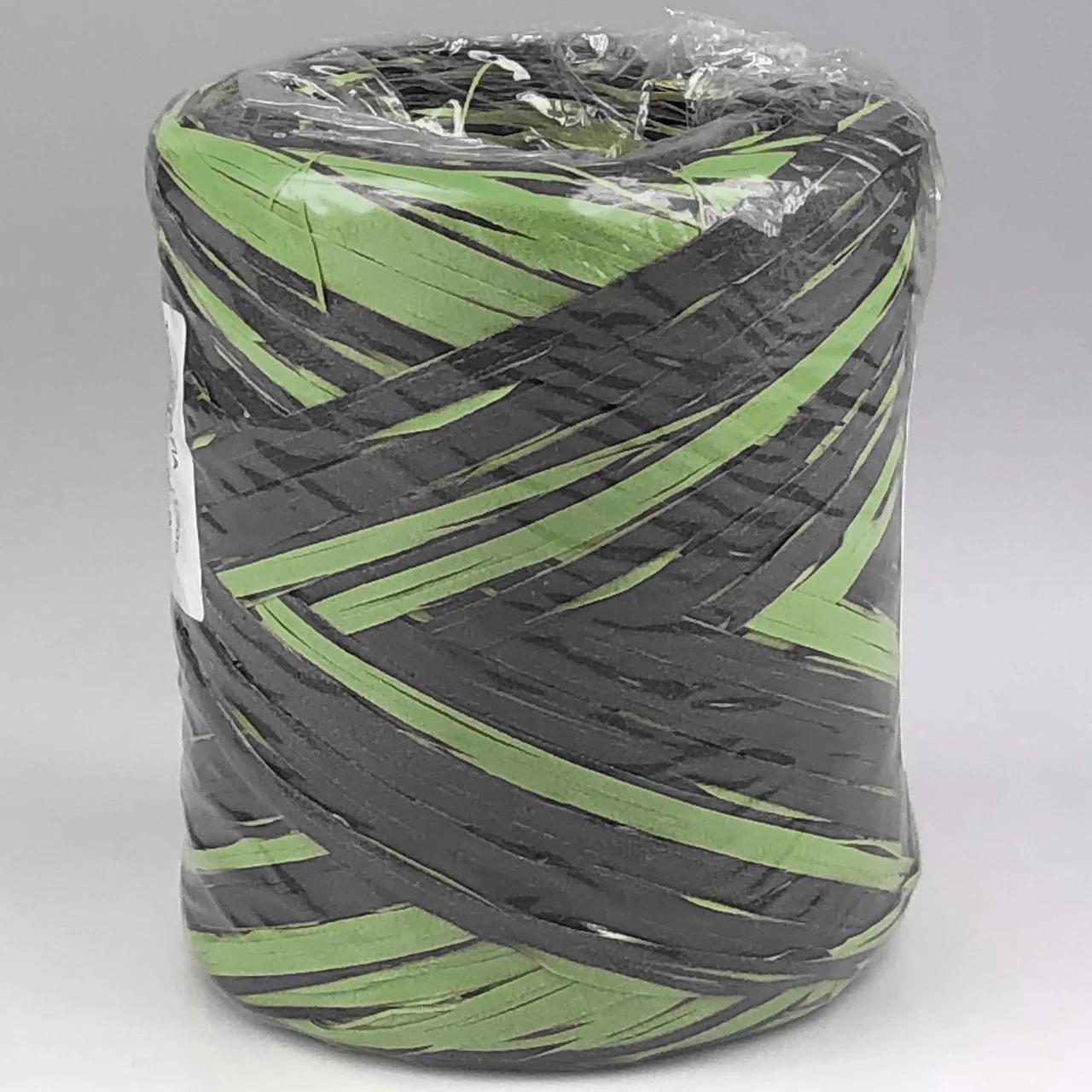 Рафія двоколірна чорна та хакі 200 метрів (Польща), фото 1