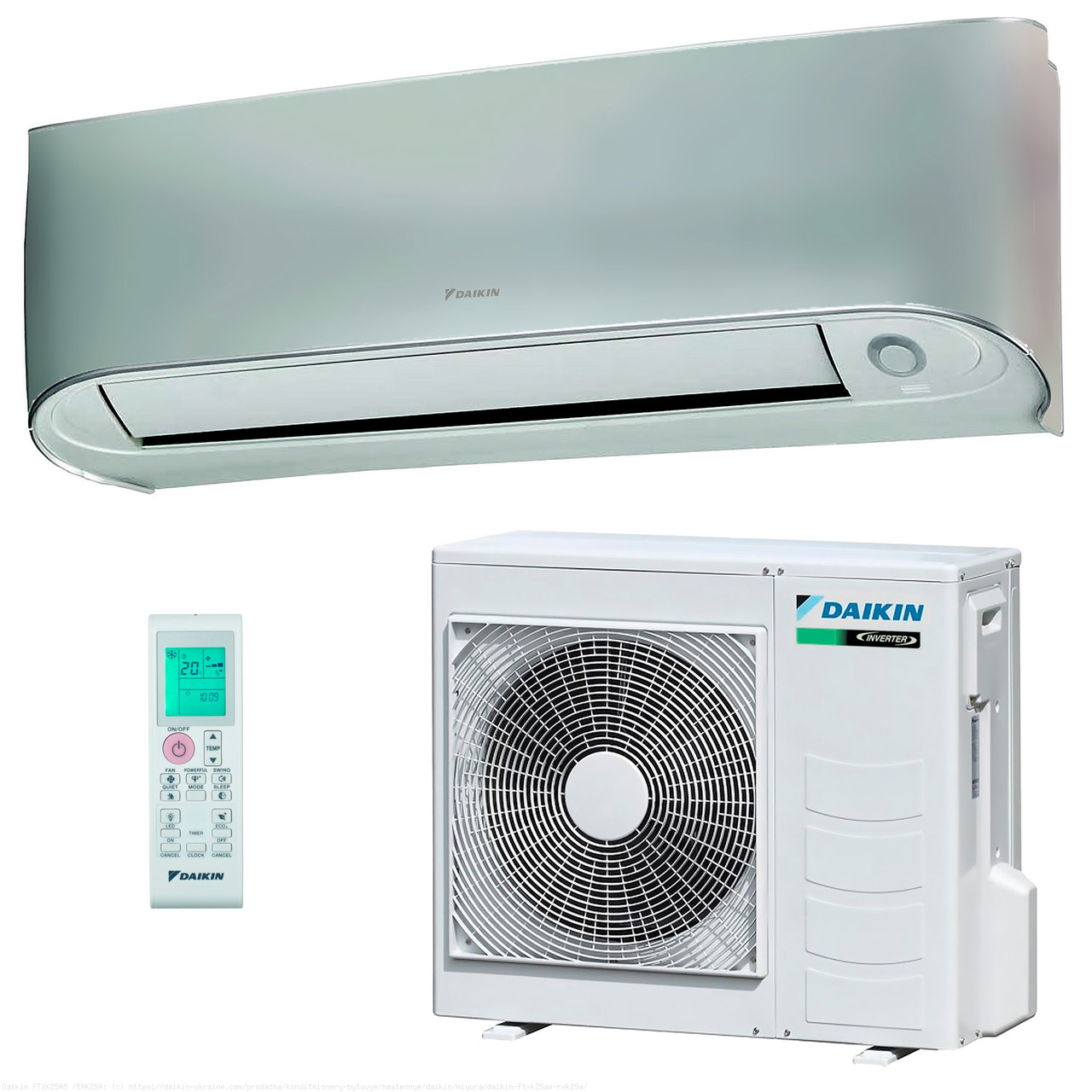 Кондиціонер настінний DAIKIN FTXK50AS / RXK50A