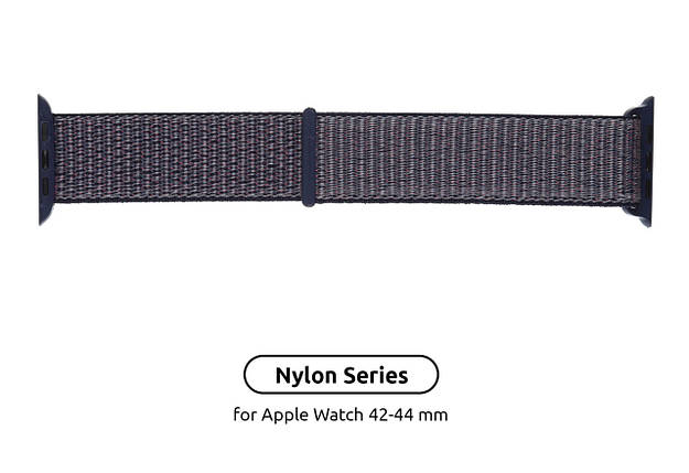 Ремінець Nylon Armorstandart для Apple Watch 42mm 44mm Midnight Blue (ARM55852), фото 2