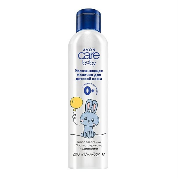 Увлажняющее молочко для детской кожи, AVON Care Baby, 200 мл