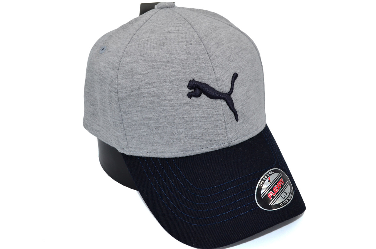 Кепка фулка Flexfit Puma 56-58 см світло-сіра (F 0919-349)
