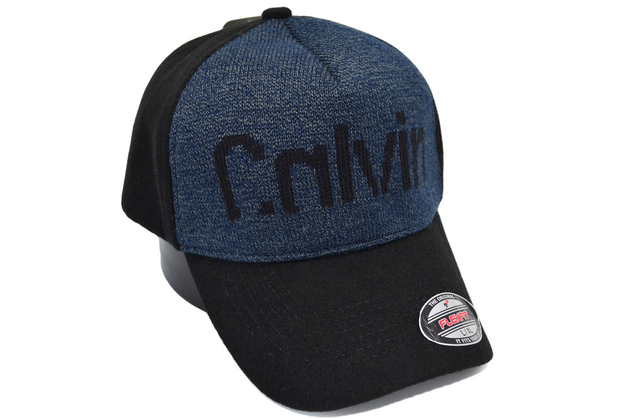 Утеплена кепка фулка Flexfit Calvin 56-58 см темно-синя (F 0919-353)