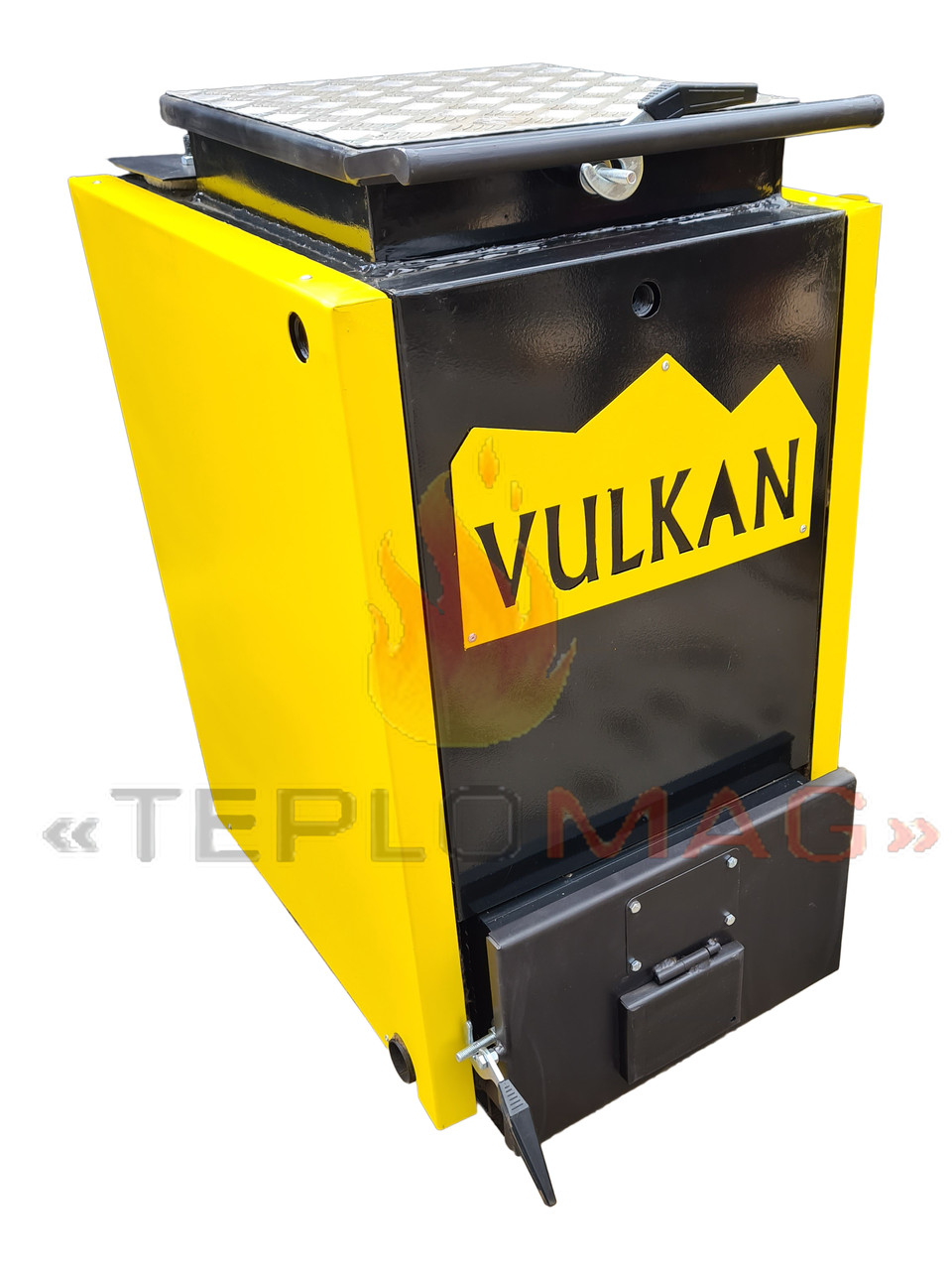 ТВЕРДОЛІПЛИВИЙ КОТЕЛ ШАХОТНОГО ТИПА В УТЕПЛЕННЯ «VULKAN TERMO» 20 КВТ (ВУЛКАН ТЕРМО)