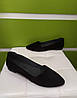 STTOPA Розміри 41-44. Балетки великих розмірів із натуральної шкіри. 158-4144 Чорні, фото 8