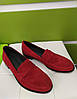 STTOPA Розміри 36-44. Туфлі лофери великих розмірів шкіряні. 178-4244 Червоні, фото 3