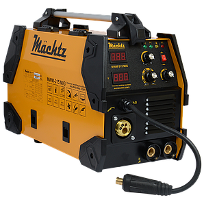 Зварювальний напівавтомат Machtz MWM-315 MIG, 7800 Вт, MIG/MAG/MMA/TIG режими, зварювальний струм 20-315 А