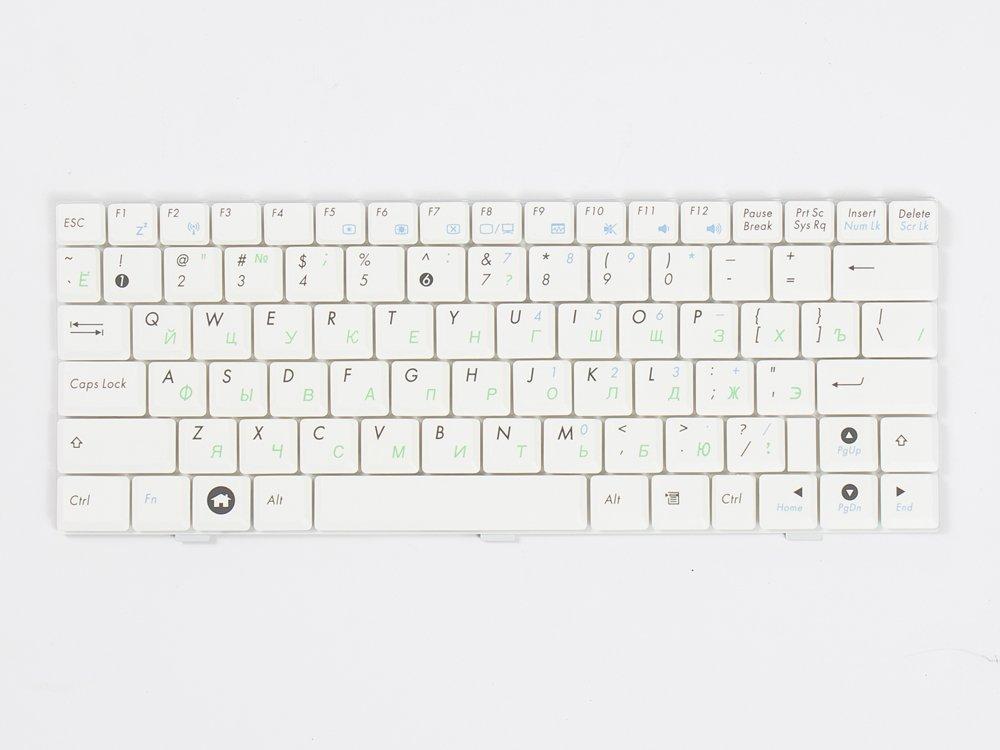 Клавіатура для ноутбука ASUS EeePC (904, 905, 1000, 1002, S101 ), rus, white, фото 1