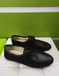 STTOPA Розміри 40-44. Мокасини великих розмірів шкіряні. 182-4044 Чорні