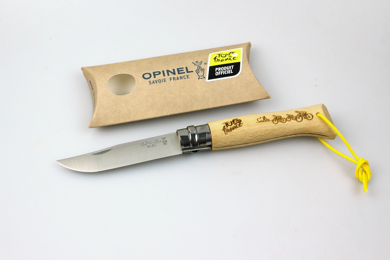 Нож Opinel №8 VRI Tour de France Engraved / в магазині Київ