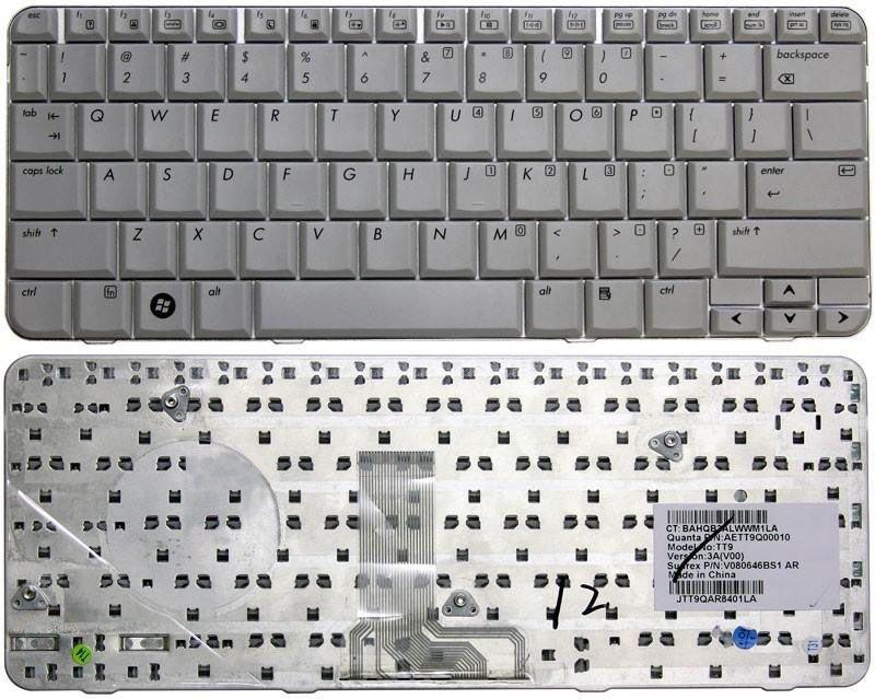Клавіатура для ноутбука HP Pavilion TX1000, TX2000, TX2500) Silver, фото 1