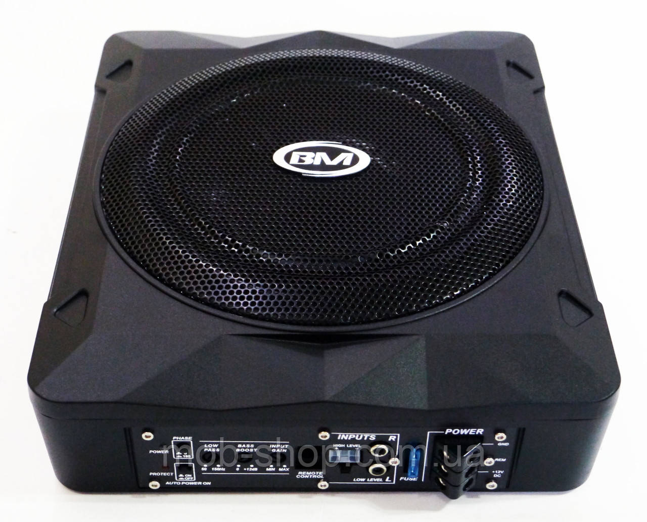Активний корпусний сабвуфер BM Audio BM-T10 800W 10" потужний автомобільний саб з дротами