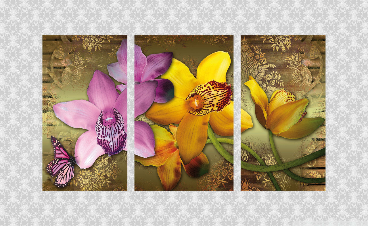 Модульна картина "Орхідея" - фото 1 - id-p133767155