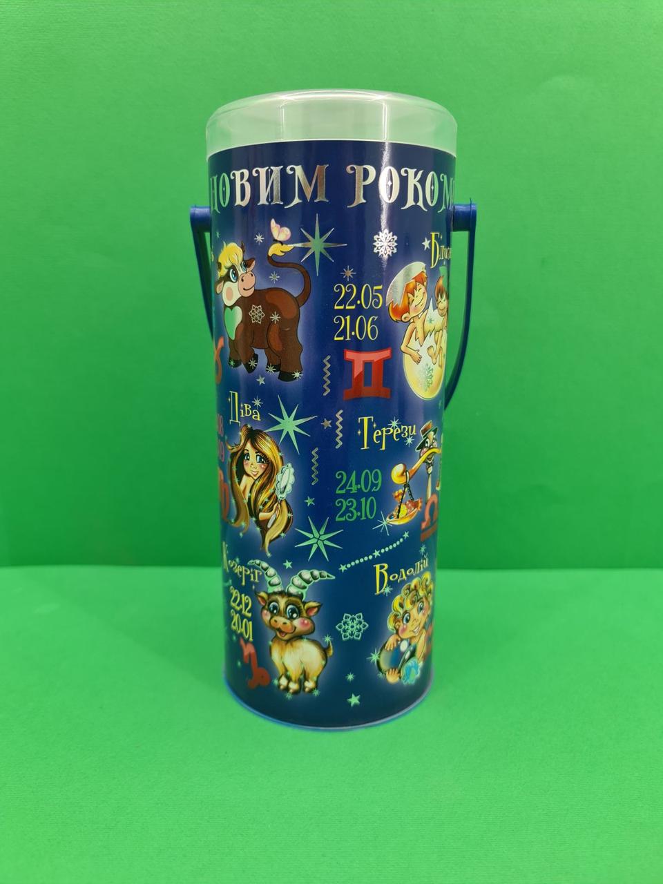 Тубус під цукерки середній Гороскоп d-87*260mm, фото 1