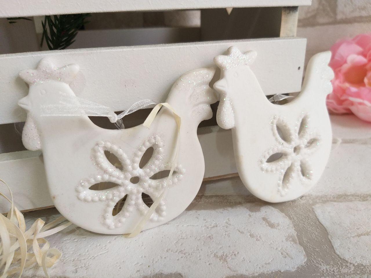 Прикраса великодня "Курочка" 8х8,5 см, фото 1