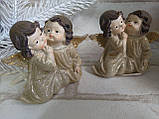 Статуетка "Янголята", поликерамика, 8х7cm, фото 4
