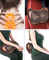 Портативный роликовый массажер в авто и для дома Home Car Massage Pillow