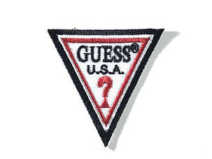 Нашивка Guess/Гесс 55х55 мм, фото 1