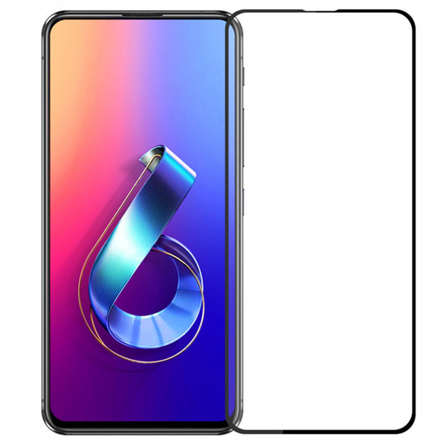 Захисне скло Mocolo для Asus Zenfone 6 ZS630KL 5D Full Glue Black (0.33 мм)