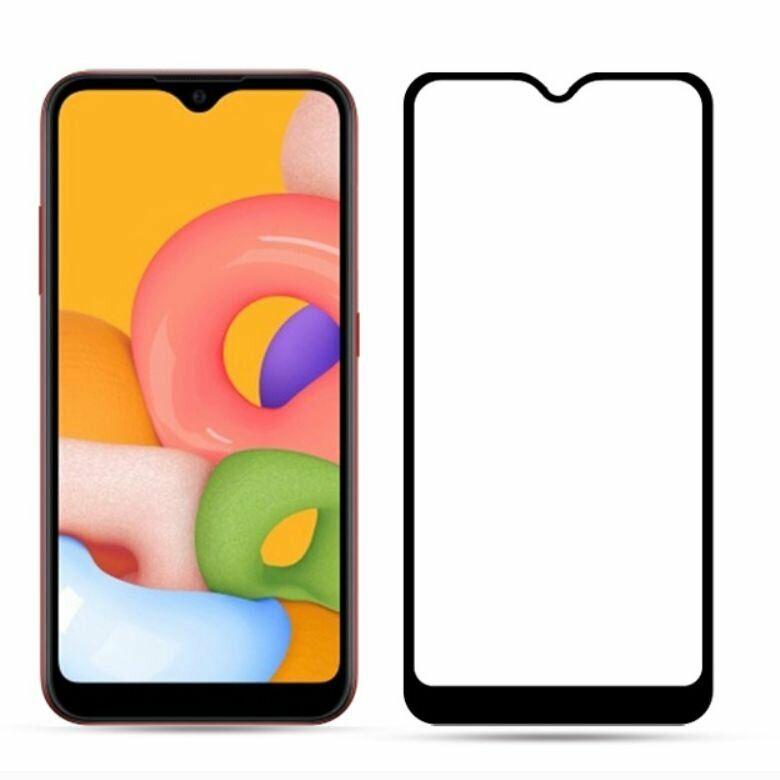 Захисне скло Mocolo для Samsung Galaxy A01 (2020) A015 Full Glue 5D Black (0.33 мм)