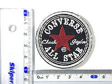 Нашивка Converse червоний 50 мм, фото 2