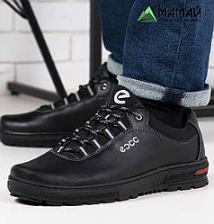 Кросівки чоловічі чорні з прошитою підошвою 40р