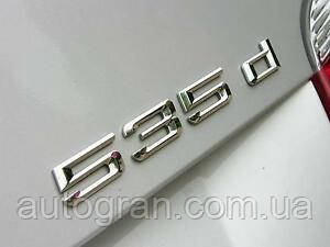 Емблема напис багажника BMW 535d, фото 1