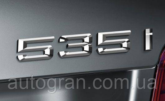 Емблема напис багажника BMW 535i, фото 1
