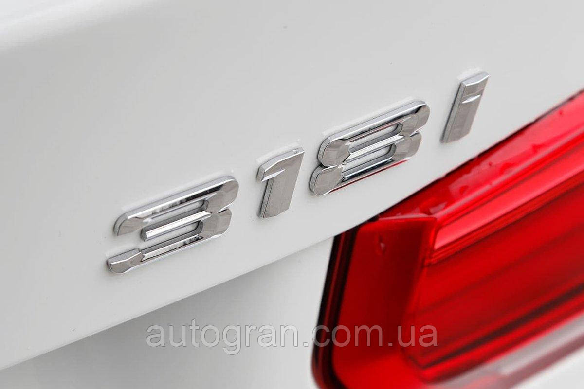 Емблема напис багажника BMW 318i, фото 1