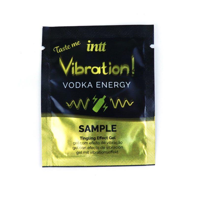 Пробник рідкого вібратора Intt Vibration Vodka (2 мл) дуже потужний Feromon
