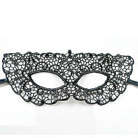 Жіноча карнавальна маска на очі Чорний ( 190 017 )
