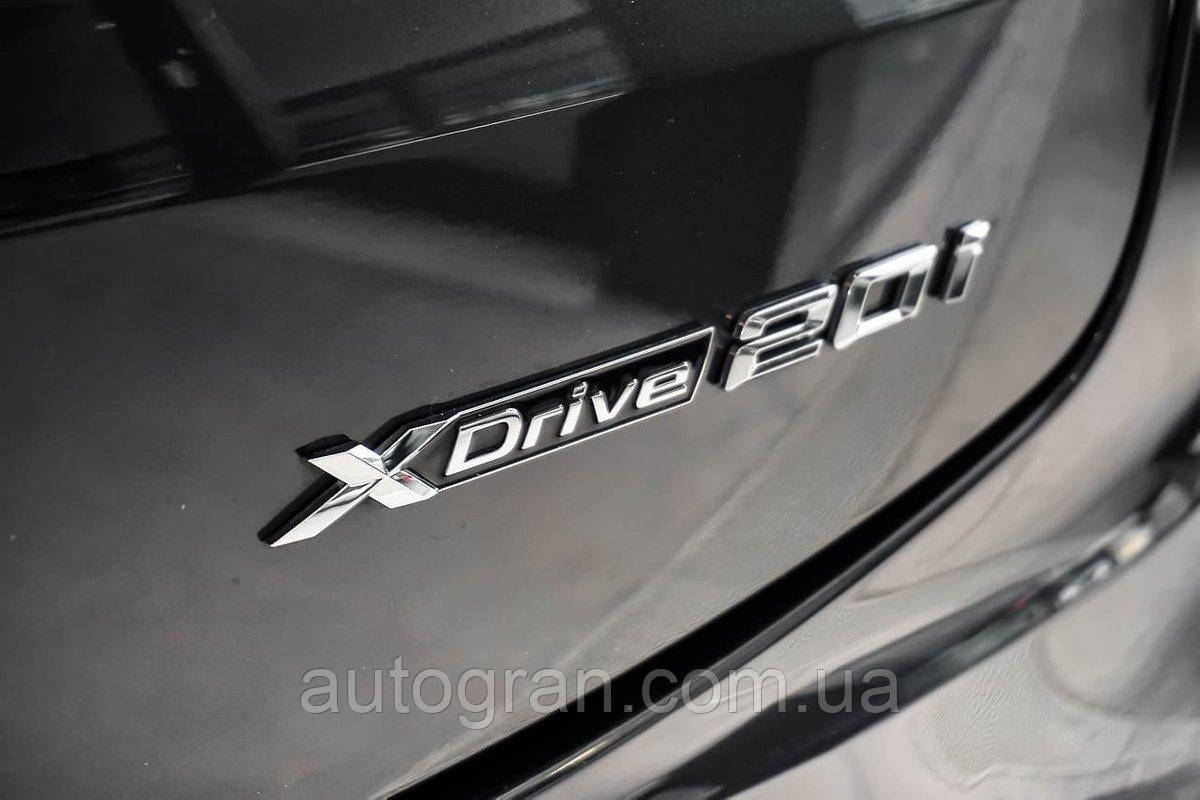 Емблема напис BMW Xdrive 2.0i, фото 1