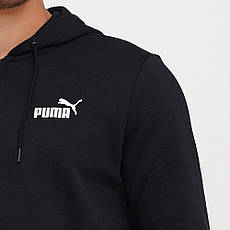 Кофта чоловіча puma essentials fleese hooded jct 50(S), фото 6