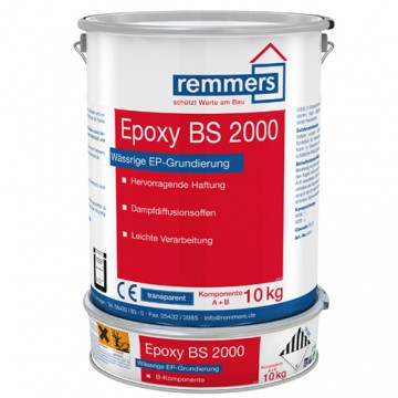 Водоэмульсируемая пігментована 2-х компонентна епоксидна смола Epoxy BS 2000