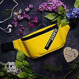 Жіноча напоясна, наплічна сумка бананка темно-сіра графіт на пояс через плече кожзам, матова екошкіра, фото 7