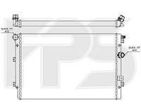 Радиатор охлаждения двигателя VW Tiguan (07-15) МКПП, АКПП (FPS) FP 74 A320