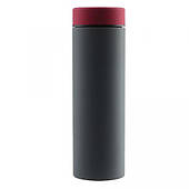 Термобутылка Asobu Le Baton 500 мл Сіра з червоним (LB17 GREY/RED)