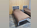 Односпальне ліжко Герар-Міні від Tenero металева біла, фото 3