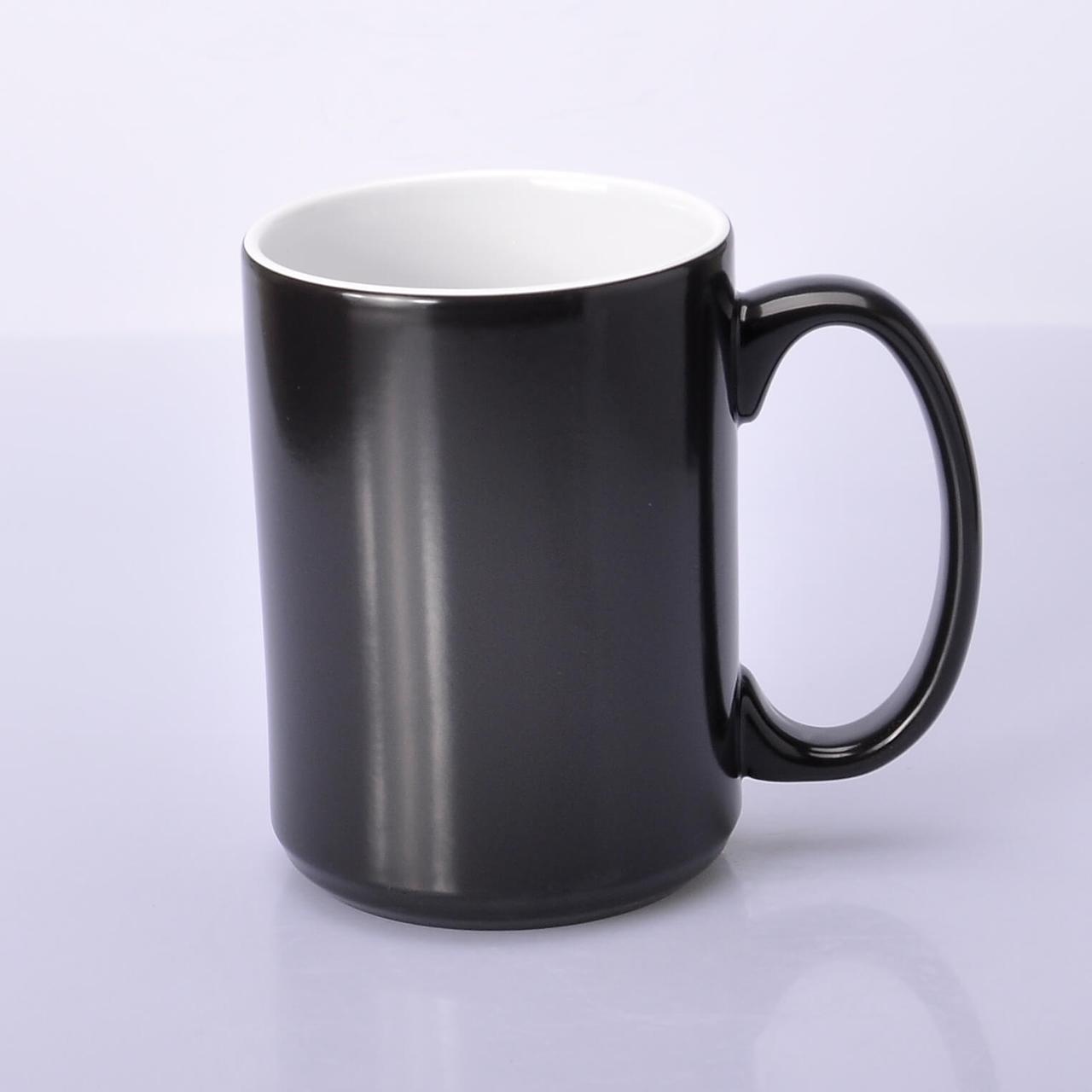 Чашка хамелеон сублімаційна 425 мл (чорна)