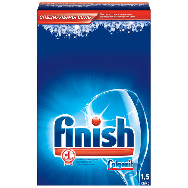 Сіль для посудомийної машини Finish, 1.5 кг