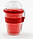Термос для їжі Asobu Chill Yo 2 Go 380 мл з ложкою Червоний (CY2GO RED), фото 2