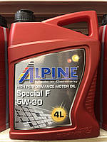 ALPINE 5W-30 Special F API SN/CF (A5/B5) Ford WSS-M2C 913-A/B/C/D, Renault RN 0700 4л