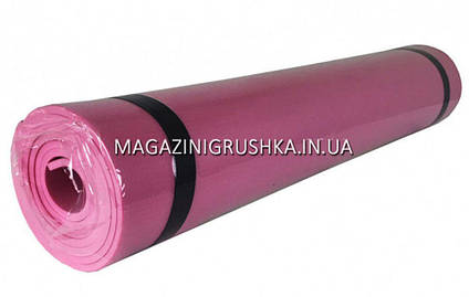 Килимок для йоги та фітнесу Рожевий M0380-3