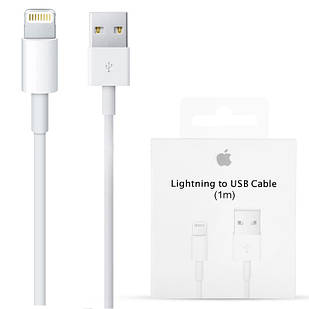 Оригінальна зарядка USB-кабель для iPhone 5/5S, 6/6S Plus, 7/7 Plus, iPad 4, Air, mini