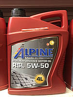 ALPINE 5W-50 RSL API SN/CF (A3/B4) MB 229.3, BMW LL-01 VW 502 00/ 505 00, Porsche A40 4л