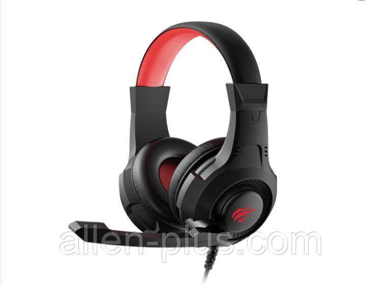 Навушники ігрові з мікрофоном і підсвіткою HAVIT HV-H2031D GAMING, black