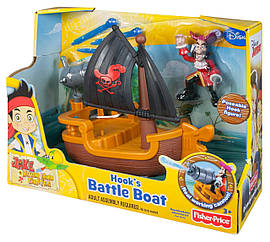 Човен для піратських битв Fisher Price Джейк і пірати Нетландії